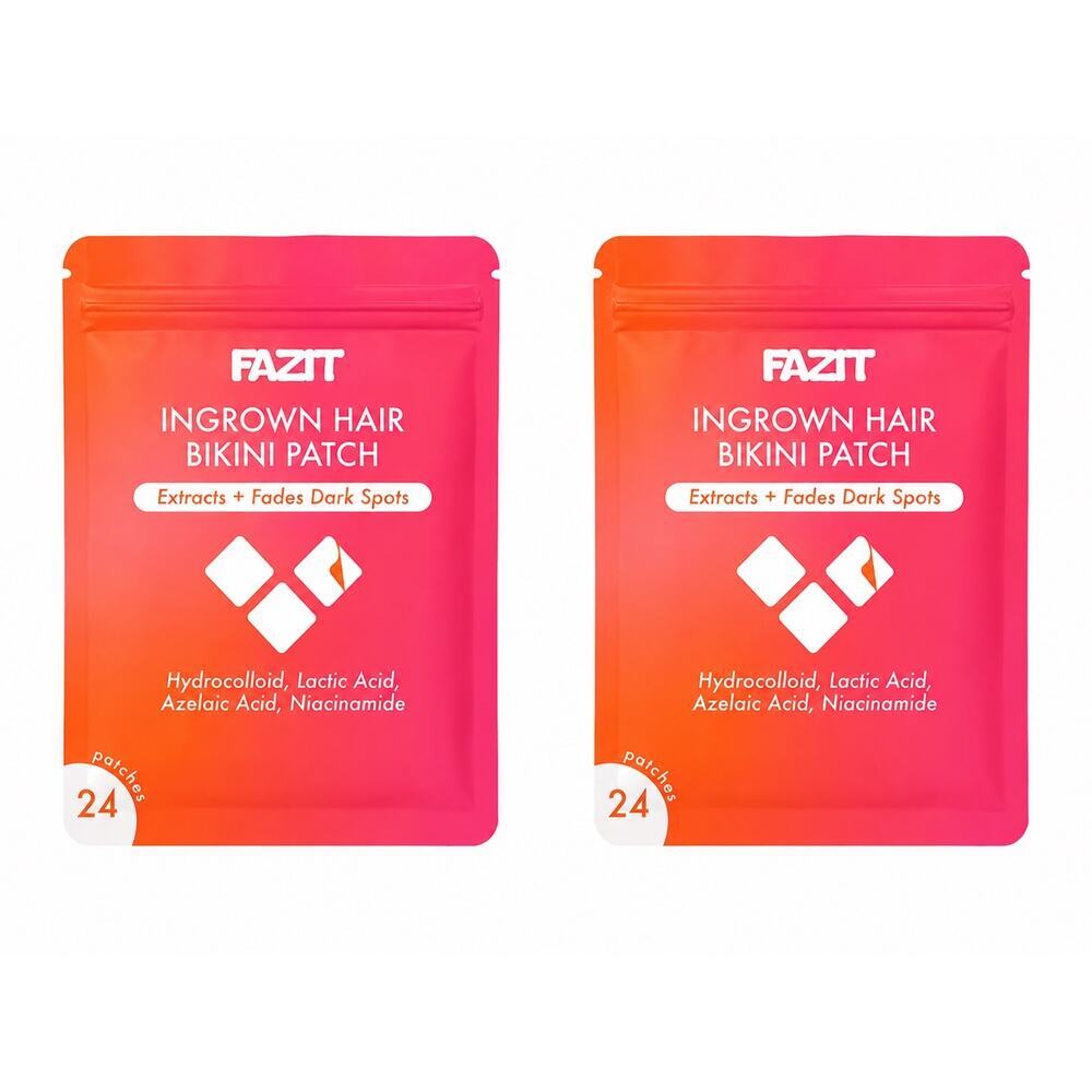 Fazit Ingrown Hair Bikini Patch Bundle 48 Count Hydrocolloid Dark Spot Treatment